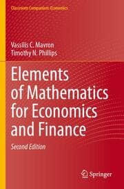 Cover von Elements of Mathematics for Economics and Finance