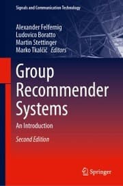 Cover von Group Recommender Systems