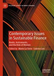 Cover von Contemporary Issues in Sustainable Finance