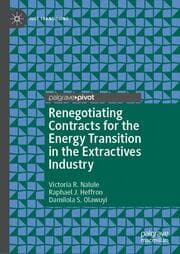 Cover von Renegotiating Contracts for the Energy Transition in the Extractives Industry