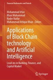 Cover von Applications of Block Chain technology and Artificial Intelligence