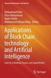 Cover von Applications of Block Chain technology and Artificial Intelligence