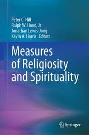 Cover von Measures of Religiosity and Spirituality