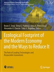 Cover von Ecological Footprint of the Modern Economy and the Ways to Reduce It