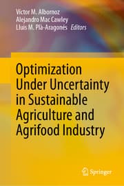 Cover von Optimization Under Uncertainty in Sustainable Agriculture and Agrifood Industry