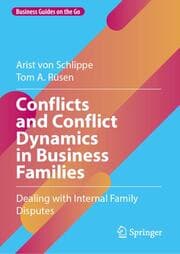 Cover von Conflicts and Conflict Dynamics in Business Families