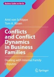 Cover von Conflicts and Conflict Dynamics in Business Families