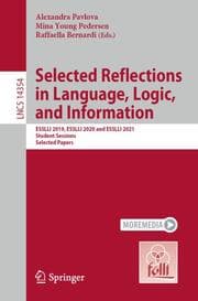 Cover von Selected Reflections in Language, Logic, and Information