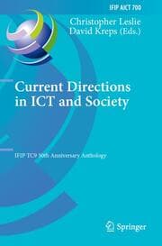 Cover von Current Directions in ICT and Society