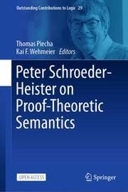 Cover von Peter Schroeder-Heister on Proof-Theoretic Semantics