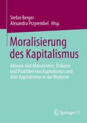 Cover von Moralisierung des Kapitalismus