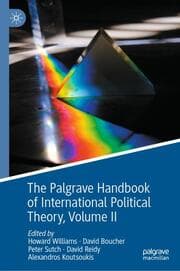 Cover von The Palgrave Handbook of International Political Theory