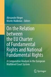 Cover von On the Relation between the EU Charter of Fundamental Rights and National Fundamental Rights