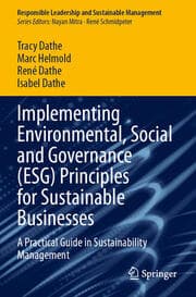 Cover von Implementing Environmental, Social and Governance (ESG) Principles for Sustainable Businesses