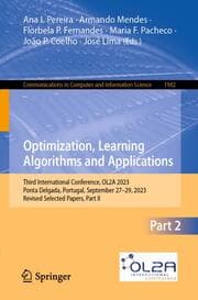 Cover von Optimization, Learning Algorithms and Applications