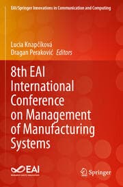 Cover von 8th EAI International Conference on Management of Manufacturing Systems