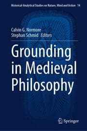 Cover von Grounding in Medieval Philosophy