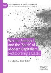 Cover von Werner Sombart and the 'Spirit' of Modern Capitalism