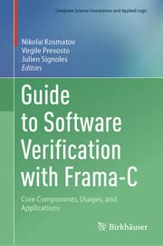Cover von Guide to Software Verification with Frama-C