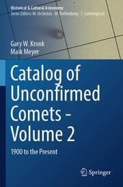 Cover von Catalog of Unconfirmed Comets - Volume 2