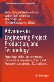 Cover von Advances in Engineering Project, Production, and Technology