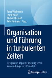 Cover von Organisation und Führung in turbulenten Zeiten