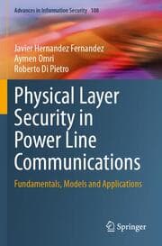 Cover von Physical Layer Security in Power Line Communications