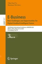 Cover von E-Business. New Challenges and Opportunities for Digital-Enabled Intelligent Future