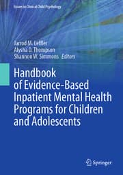Cover von Handbook of Evidence-Based Inpatient Mental Health Programs for Children and Adolescents