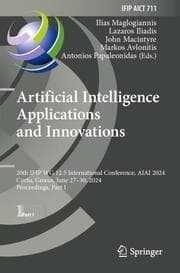 Cover von Artificial Intelligence Applications and Innovations