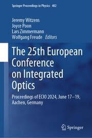 Cover von The 25th European Conference on Integrated Optics