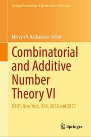 Cover von Combinatorial and Additive Number Theory VI