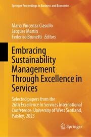 Cover von Embracing Sustainability Management Through Excellence in Services