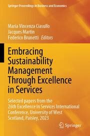 Cover von Embracing Sustainability Management Through Excellence in Services