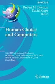 Cover von Human Choice and Computers