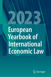 Cover von European Yearbook of International Economic Law 2023