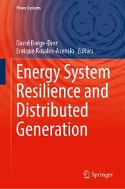 Cover von Energy System Resilience and Distributed Generation