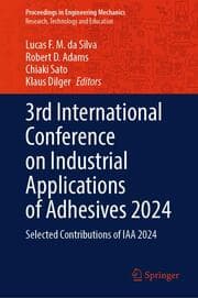 Cover von 3rd International Conference on Industrial Applications of Adhesives 2024