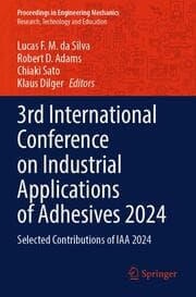 Cover von 3rd International Conference on Industrial Applications of Adhesives 2024
