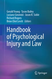Cover von Handbook of Psychological Injury and Law