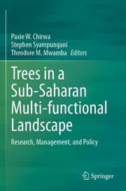 Cover von Trees in a Sub-Saharan Multi-functional Landscape