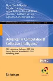 Cover von Advances in Computational Collective Intelligence