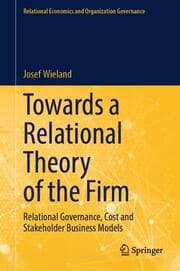 Cover von Towards a Relational Theory of the Firm