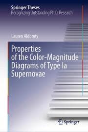 Cover von Properties of the Color-Magnitude Diagrams of Type Ia Supernovae