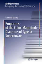 Cover von Properties of the Color-Magnitude Diagrams of Type Ia Supernovae