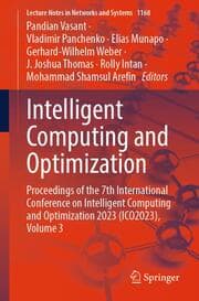Cover von Intelligent Computing and Optimization