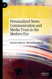 Cover von Personalized News Communication and Media Trust in the Modern Era