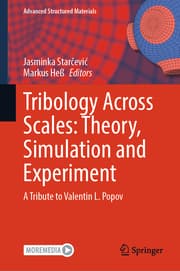 Cover von Tribology Across Scales: Theory, Simulation and Experiment