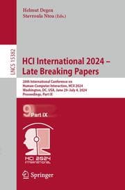 Cover von HCI International 2024 - Late Breaking Papers
