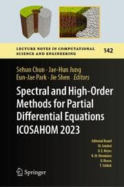 Cover von Spectral and High-Order Methods for Partial Differential Equations ICOSAHOM 2023